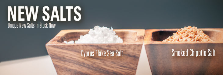Introducing Cyprus Flake Sea Salt and Smoked Chipotle Salt